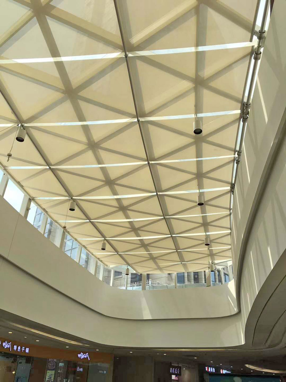萬達廣場電動遮陽簾6